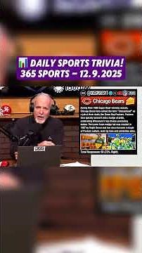📊 365 Sports - Daily Sports Trivia! - 12.9.2025