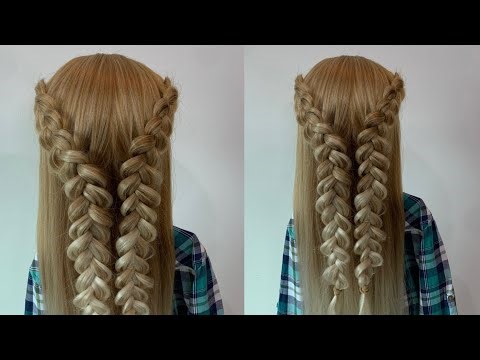 Easy Double Dutch Braids Tutorial | Cute Boho Hairstyle for Long & Short Ha