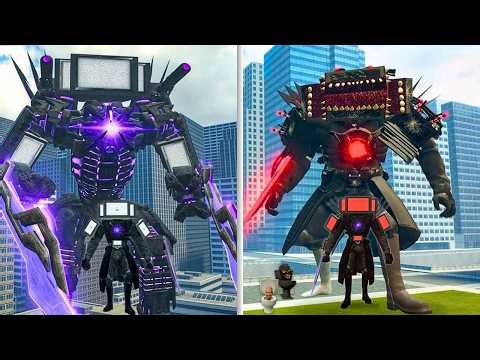 UPGRADED TITAN TV MAN vs SKIBIDI TOILET BOSSES – FINAL BATTLE in GARRY’S MOD!