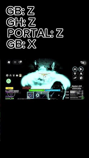 Best portal, god human and gravity blade combo #bloxfruits #viral