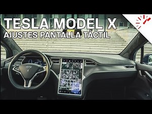Tesla Model X touchscreen features and settings