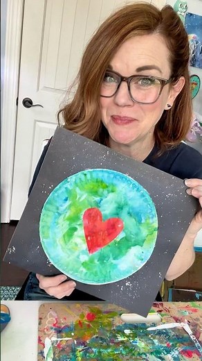 Easy Earth Day Craft #easyart #preschoolcraft #earthdaycraft