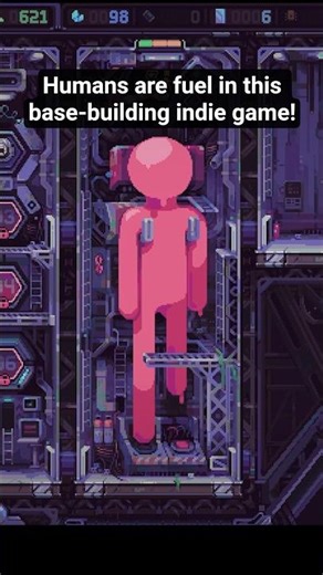 Humans are fuel in this pixel art base-building tower defense indie game - Hull Rupture #gaming