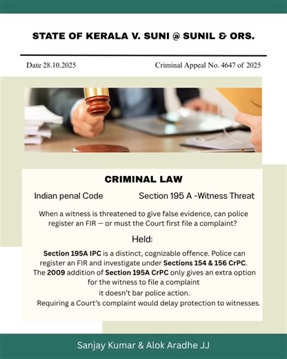 177 reactions | #criminallaw #supremecourt #advocate #judgements #cases | Judgements Today | Facebook