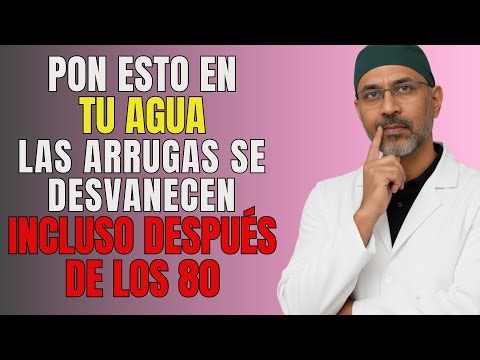 Adultos mayores: añade esto al agua para aumentar el colágeno, reafirmar la piel y suavizar las...