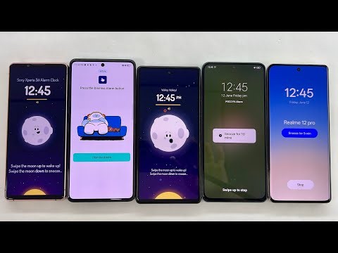 Alarm Clock + Timer Google Pixel 6, Realme 12 Pro, POCO F4, Sony Xperia 5, Infinix Hot 30