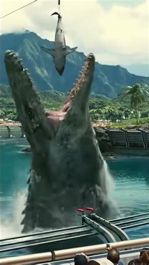 Epic Mosasaurus Show Scene | Jurassic World Clip | 4K Edit #jurassic world #jurassic park #dinosaur