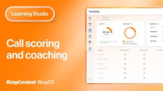 RingCX | Call Scoring Coaching | Jose Benavides