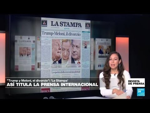 "Trump-Meloni, el divorcio": 'La Stampa', ante crecientes desavenencias entre los dos líderes