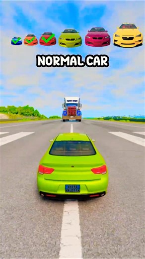 Big & small cars vs Big truck