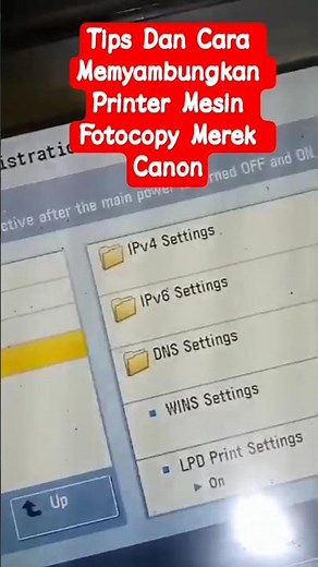 Tips Cara Menyambungkan Mesin Fotocopy Canon ke pc lewat kabel lan Loccal #tutorial #trending #tips