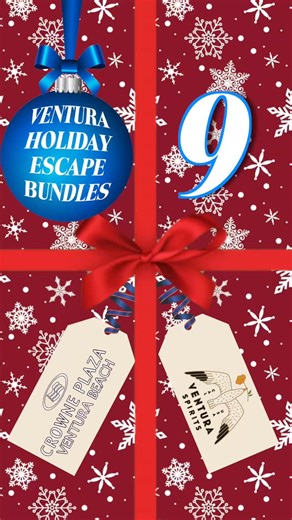 Visit Ventura on Instagram: "🌟 WIN BIG a 2-night stay at Crowne Plaza Ventura + merch from Ventura Spirits! 🌟⁠ ⁠ 🎁 Holiday Escape Bundle #9 of 9 — part of our Gifts that Sleigh Holiday Giveaway! 🎄✨⁠ ⁠ Get ready for the beach getaway you’ve been dreaming of — right here in Ventura, California. 🌴🌊⁠ ⁠ We’re rolling out 9 hotel + local business bundles this season — and today’s prize is a 2-night stay at Crowne Plaza Ventura + merch from Ventura Spirits! 🏖️💫⁠ ⁠ How to enter:⁠ 1️⃣ FOLLOW @vis