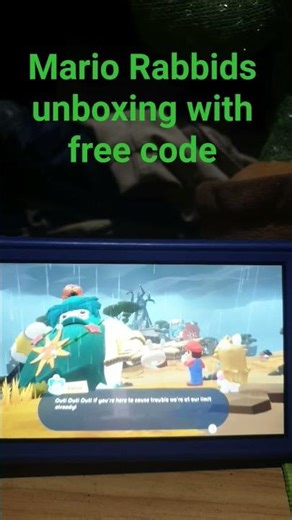 Mario Rabbids Sparks of hope Unboxing with free code#Mariorabbidssparkofhope #gameplay #shorts