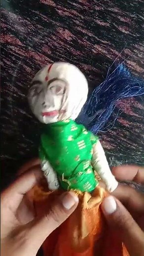 Rajasthani puppet (kathputli) making/how to make doll at home/waste matiral se kathputli making #