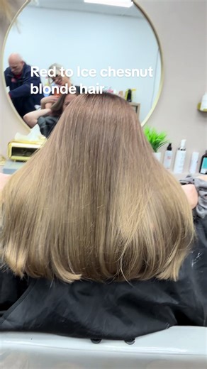 Transform Your Hair: Red to Ice Chestnut Blonde Tutorial