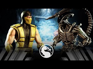 Mortal Kombat X - (Klassic) Scorpion Vs Alien (Very Hard)