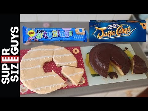 Giant Jaffa Cake & Giant Party Ring | Super Size Guys
