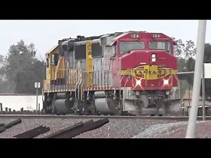 BNSF 163 W and 124 E Local freight [HD]