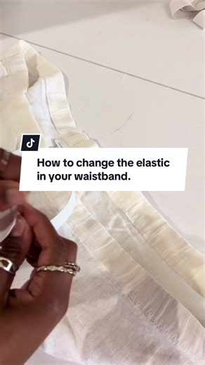 How to Change the Elastic in Your Waistband Easily