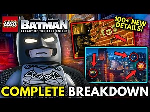 LEGO Batman: Legacy of the Dark Knight Trailer & Gameplay COMPLETE Breakdown! | 100+ New Details