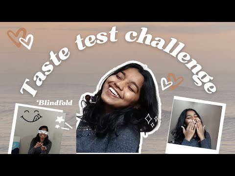 Blindfold Taste Test Challenge Alone 😭 | I Instantly Regretted This 😂|Ft.bhargavi