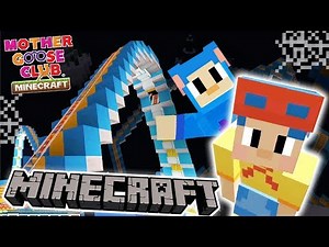 Eep and Jack Roller Coaster Challenge EP 2 | Mother Goose Club: Minecraft