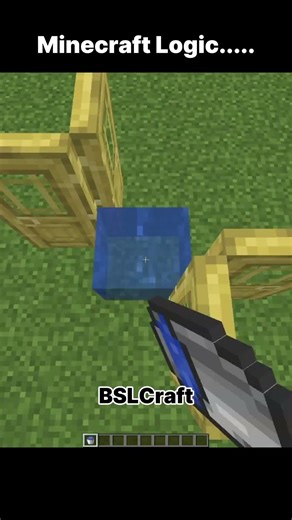 Minecraft Logic hits different #shorts #minecraft
