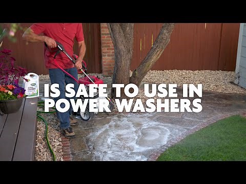 How to Use Scotts® Outdoor Cleaner Plus OxiClean™ Concentrate