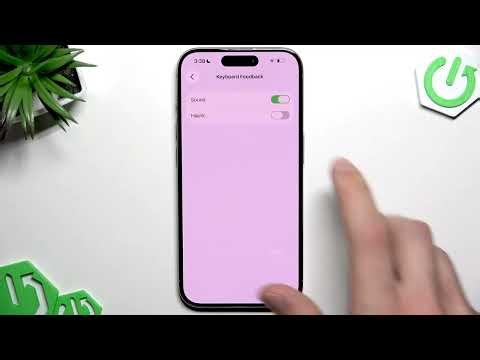 APPLE iPhone 15 Pro – How to Enable Haptic Keyboard Feedback