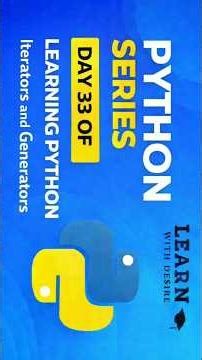 Iterators vs Generators in Python (Easy Explanation) 🔥