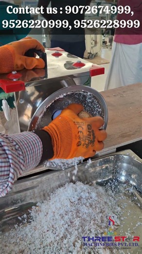 Coconut Scrapper machine | Coconut scraper | scraper machine #agrothreestarmachineries