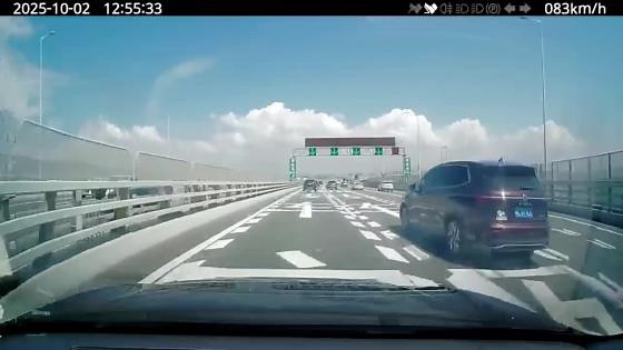 Sudden stop causes chain-reaction crash on highway in Guangdong, China
