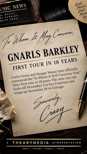 ✉️ To Whom It May Concern… Gnarls Barkley Is Back