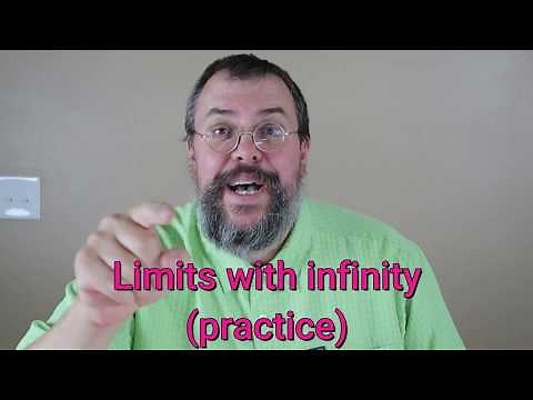 Calculus 1 -- Limits with infinity -- Practice