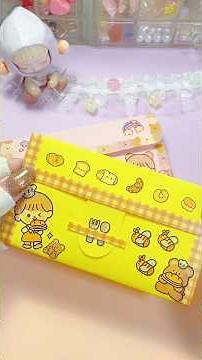 学校でもおうちでも使える！紙で作る便利かわいい蛇腹ファイル❤️#紙工作 #手作り #学校 #便利 #ファイル