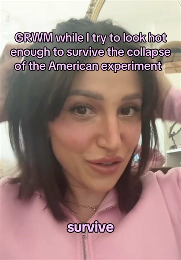 Make sure to catch part 2 of GRWM well I try to look hot enough to survive the collapse of the American experiment