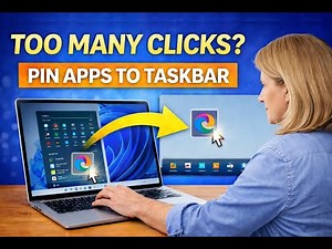 Too Many Clicks? Pin Apps to the Taskbar in Windows 11