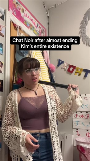 Chat Noir Confronts Kim in Intense Showdown