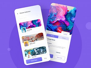 NFT Marketplace APP Complete UI Kit - Netro Systems
