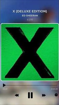 Album Review: X (Deluxe Edition) by Ed Sheeran