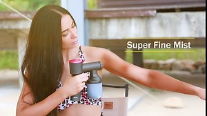 Cordless Spray Tan Machine, Portable and Rechargeable Mini Self Tanner, with Brushless Motor, HVLP Tanning Gun for Home Tan, Mobile Tan, Self Tan, Salon, Beach Tan, Outdoor Tan