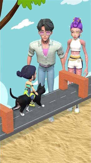 Rumi Zoey Jinu play minigame #shorts #animation