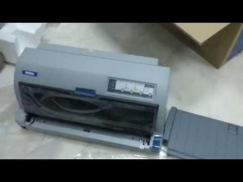 EPSON LQ 690 DOT MATRIX PRINTER : UNBOXING VIDEO