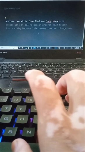 46 wpm typing speed monkey typist typing #typingskills #monkeytype #typing