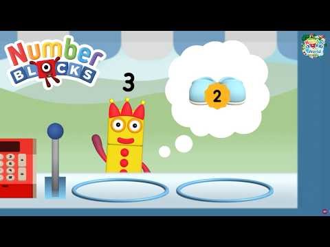 Fun Math for Kids | Numberblocks World | Number 3 Counting Coins