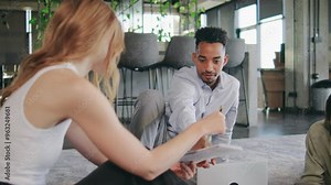 A Collaborative Team Meeting in a Modern Office Space fosters an environment where professionals can come together to brainstorm ideas, discuss strategies, and inspire creativity