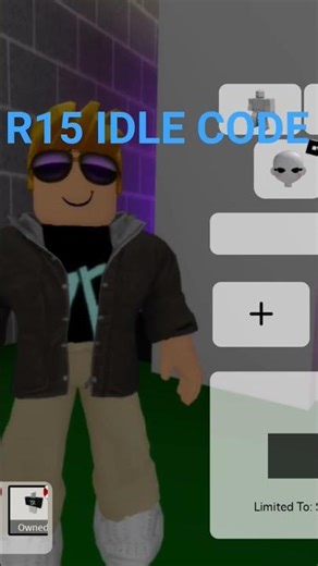 *r15 idle Animation in Brookhaven rp 🏡 #roblox #shorts