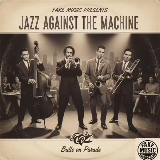 35K views · 1K reactions | Jazz Against The Machine - Bulls on Parade #rageagainstthemachine #jazz #music #50s #fakemusic | Fake Music BR | Facebook