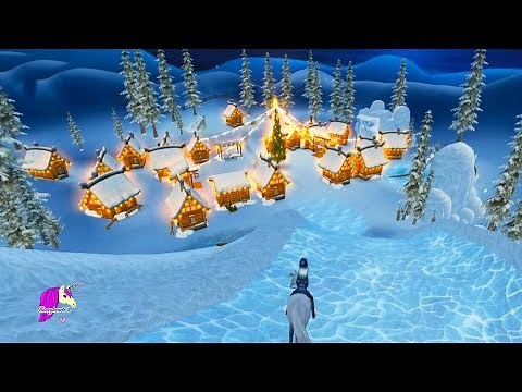 Going To The Christmas Winter Village Star Stable Online Horse Video Game
