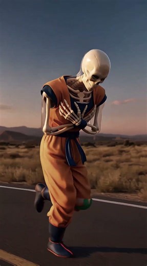 Could You Become Goku in Real Life?👀💀...#ai #facts #popular #skeleton #trending #usa ...